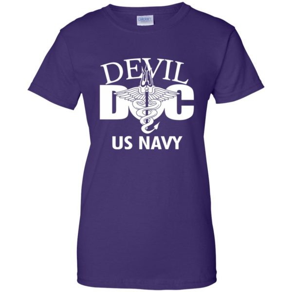 devil doc womens t shirt - lady t shirt - purple