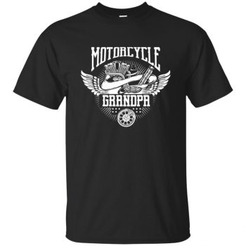 grandpa biker shirts - black