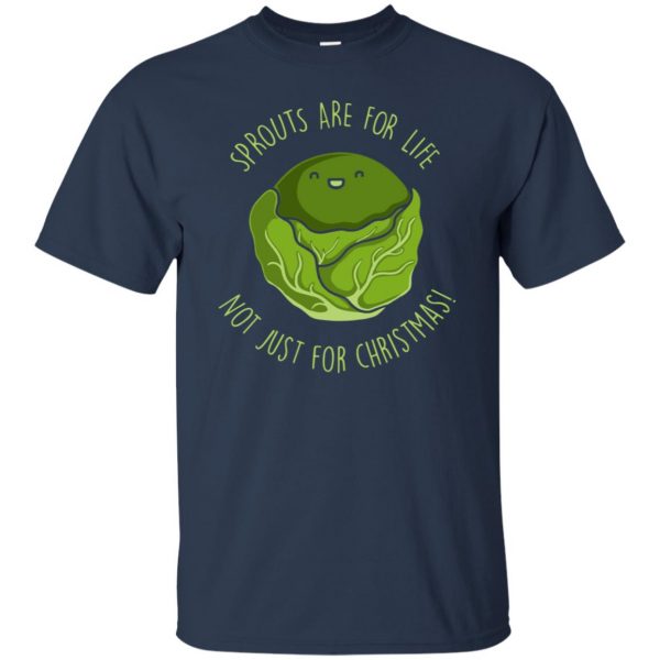 brussel sprouts t shirt - navy blue