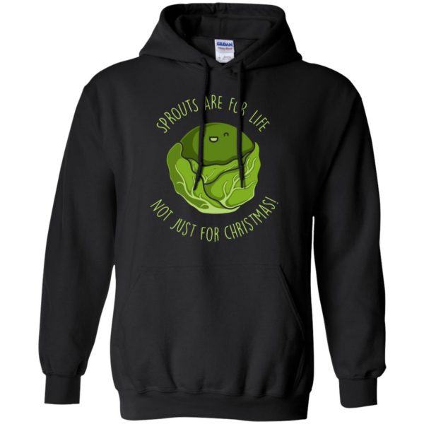 brussel sprouts hoodie - black