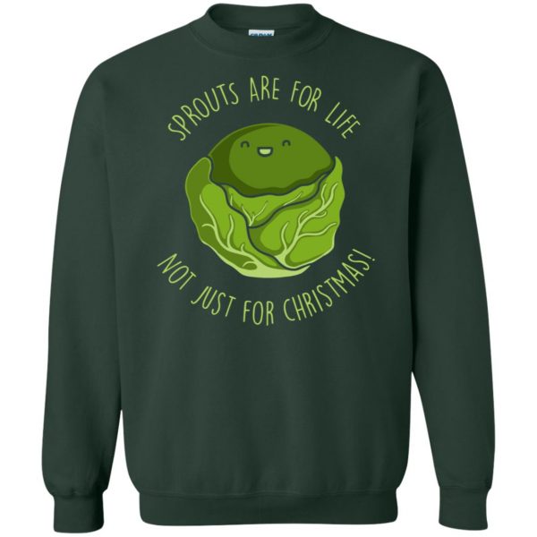 brussel sprouts sweatshirt - forest green