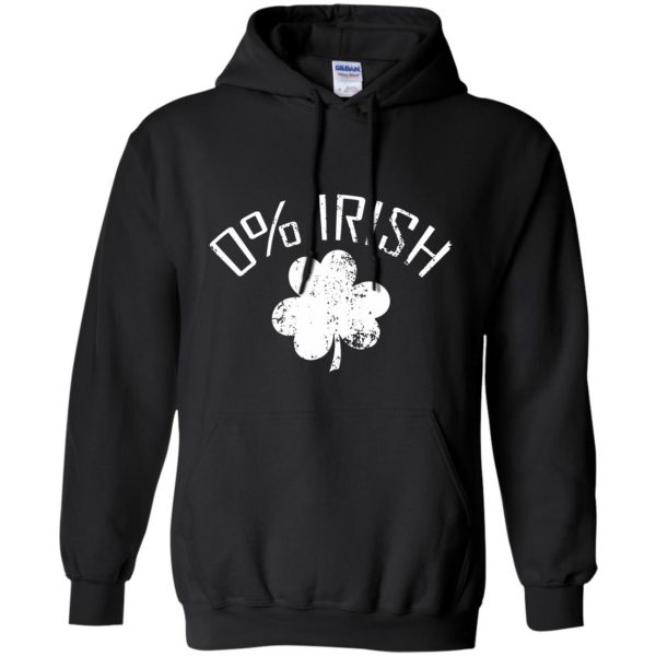 0 irish hoodie - black