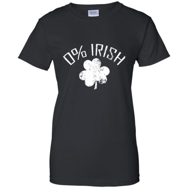 0 irish womens t shirt - lady t shirt - black