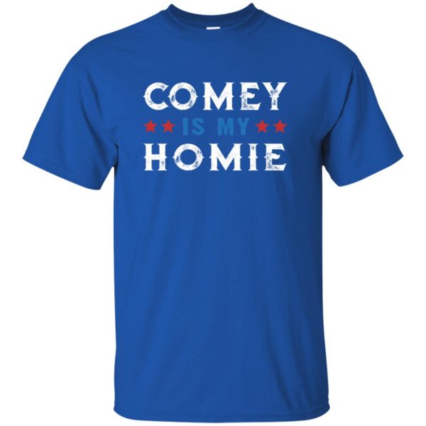 comey is my homey t shirt - royal blue