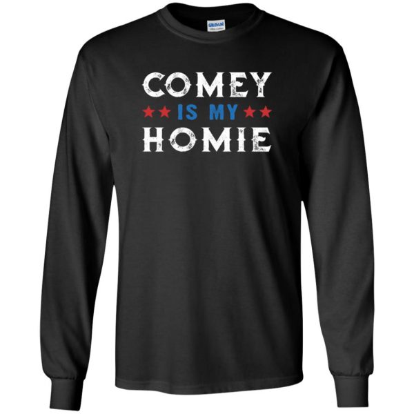 comey is my homey long sleeve - black