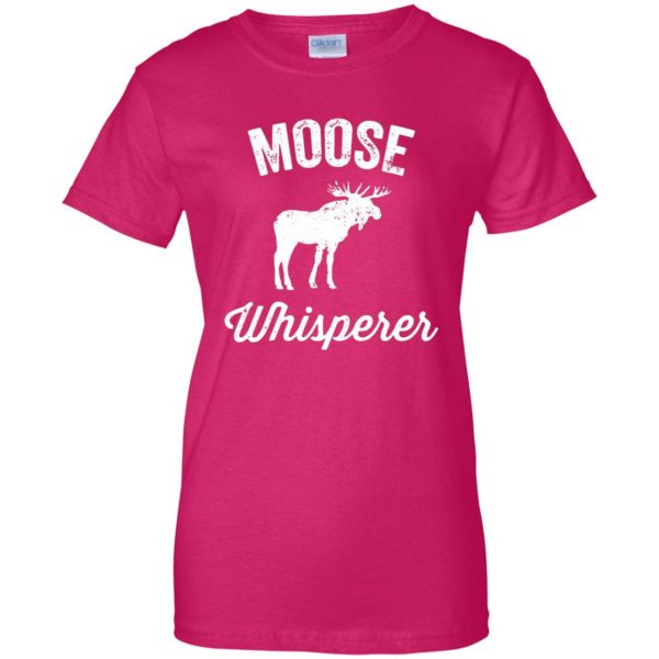 got moose womens t shirt - lady t shirt - pink heliconia