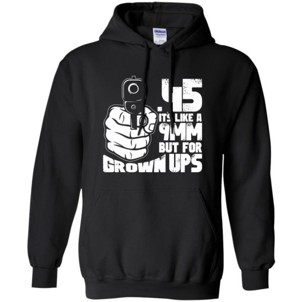 45 acp hoodie - black