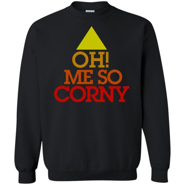 me so corny sweatshirt - black