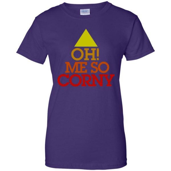 me so corny womens t shirt - lady t shirt - purple