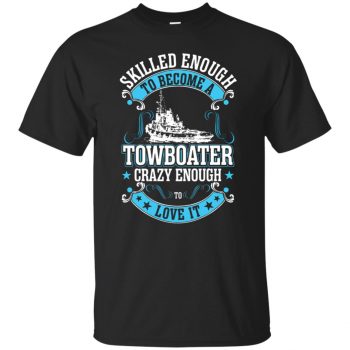 towboater t shirts - black