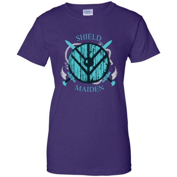 shieldmaiden womens t shirt - lady t shirt - purple