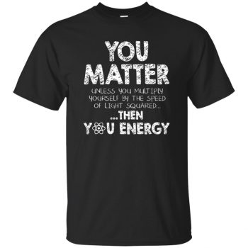you matter t-shirt - black