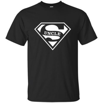 super uncle t shirt - black