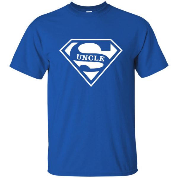 super uncle t shirt - royal blue