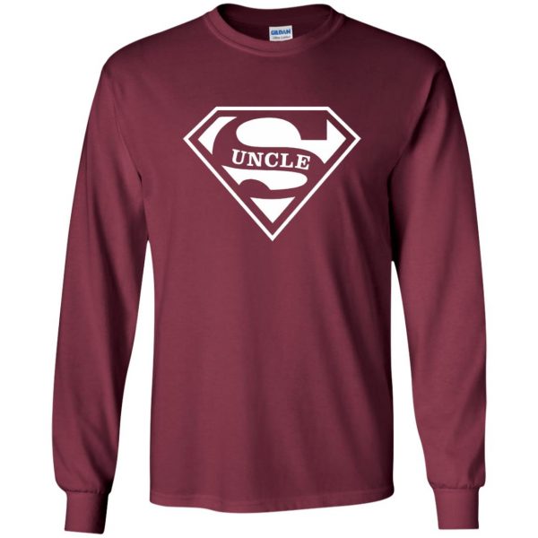 super uncle long sleeve - maroon