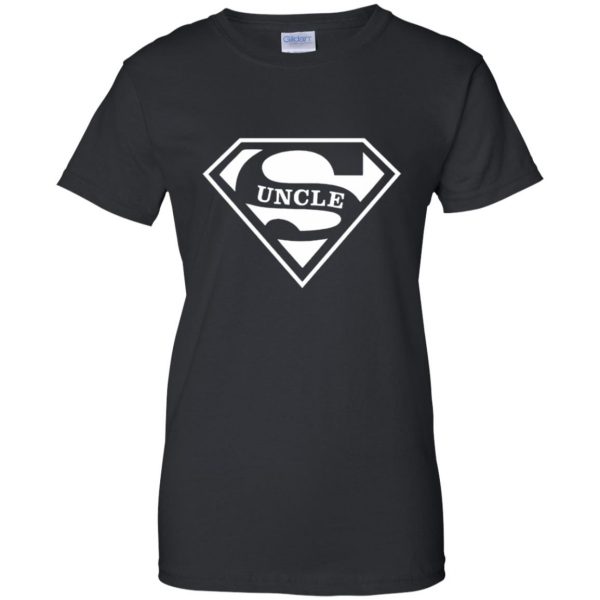 super uncle womens t shirt - lady t shirt - black