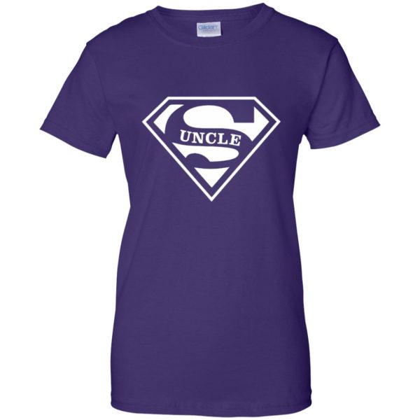 super uncle womens t shirt - lady t shirt - purple