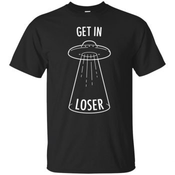 get in loser alien shirt - black