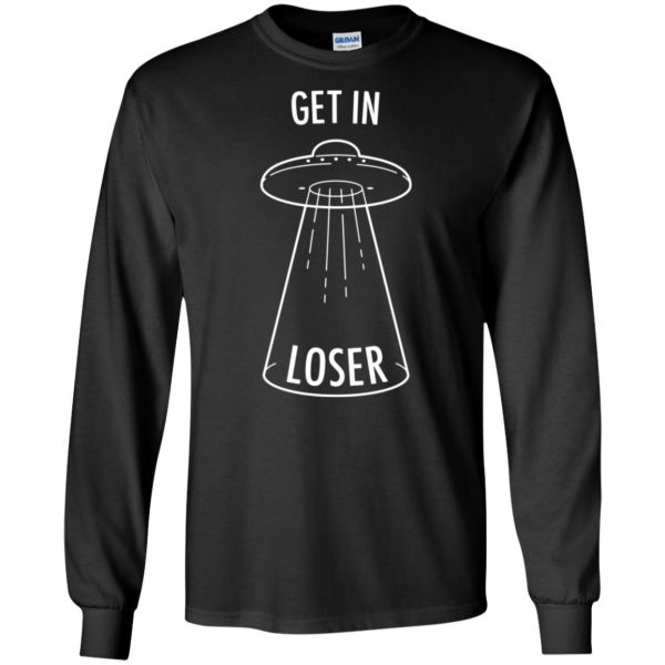 get in loser alien long sleeve - black