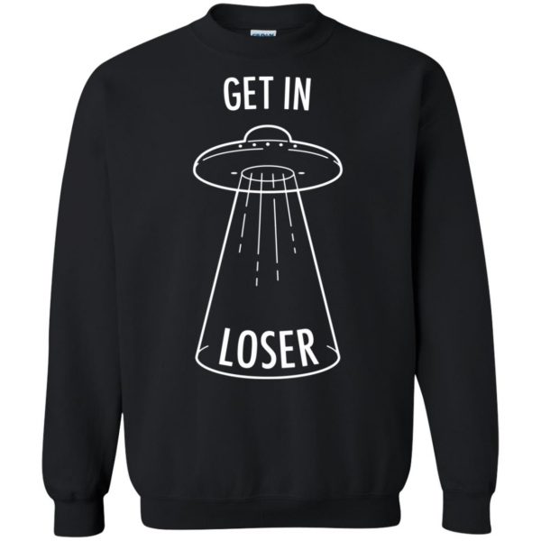 get in loser alien sweatshirt - black