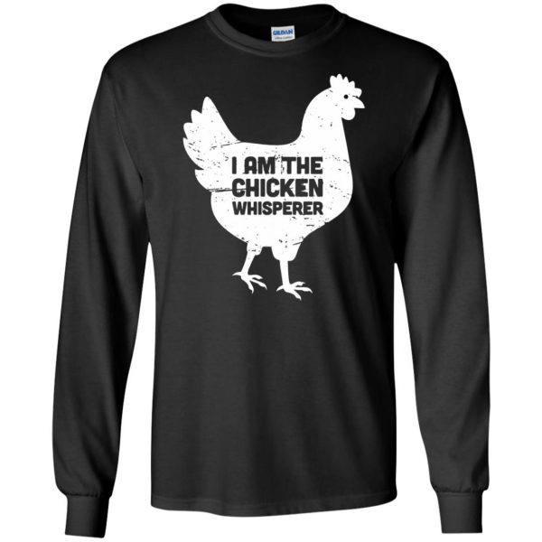 chicken farmer long sleeve - black