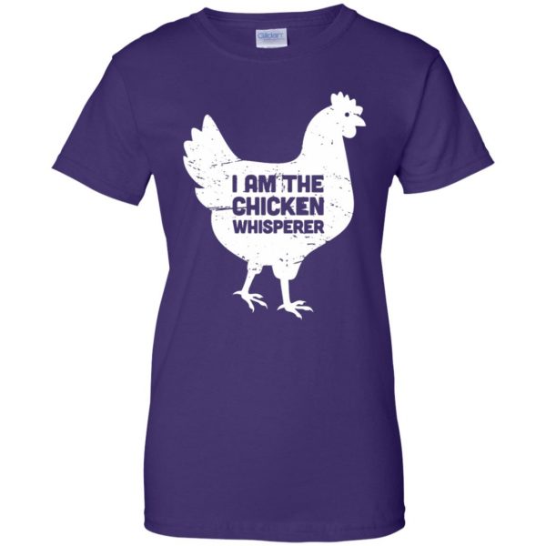 chicken farmer womens t shirt - lady t shirt - purple