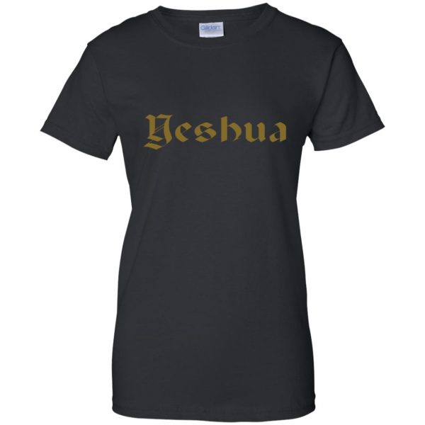 yeshua womens t shirt - lady t shirt - black