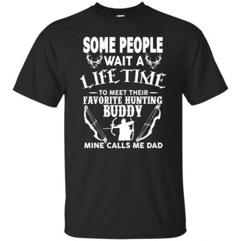 hunting dad shirt - black