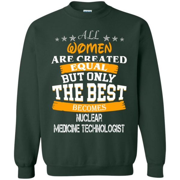 nuclear medicine sweatshirt - forest green