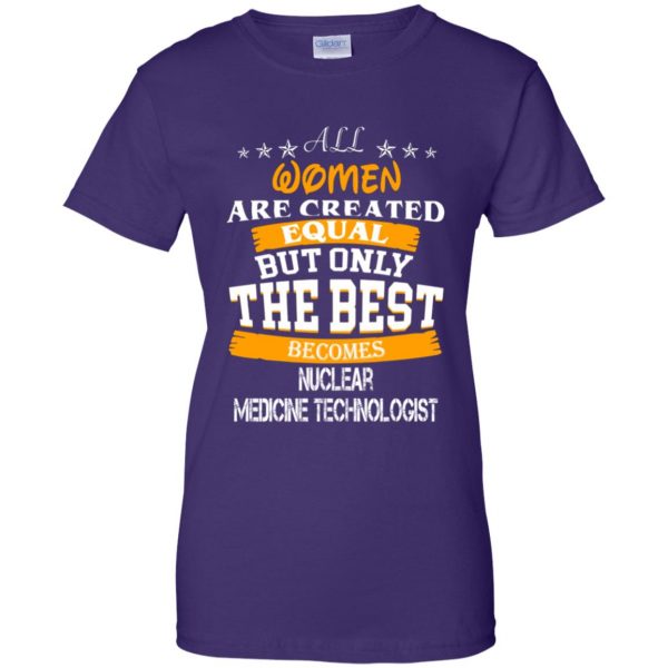 nuclear medicine womens t shirt - lady t shirt - purple