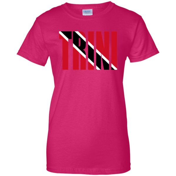 trinidad womens t shirt - lady t shirt - pink heliconia