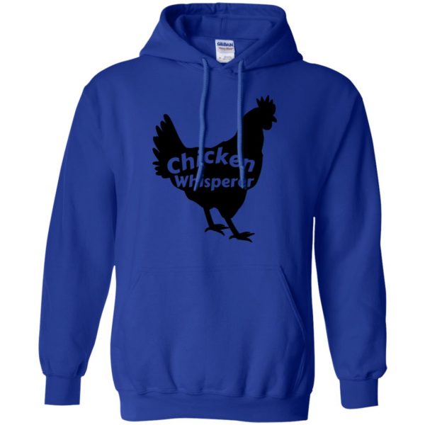 chicken whisperer hoodie - royal blue