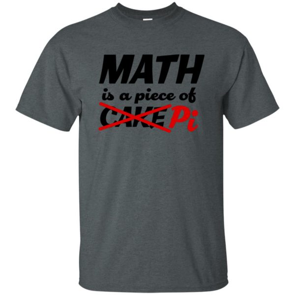 math geek t shirt - dark heather