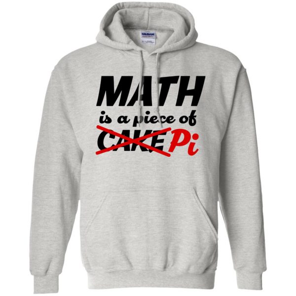 math geek hoodie - ash