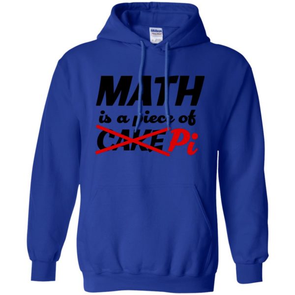 math geek hoodie - royal blue