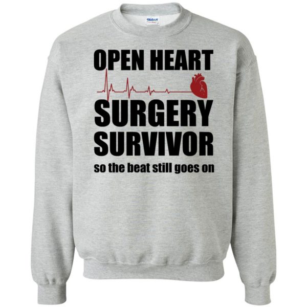 open heart surgery sweatshirt - sport grey