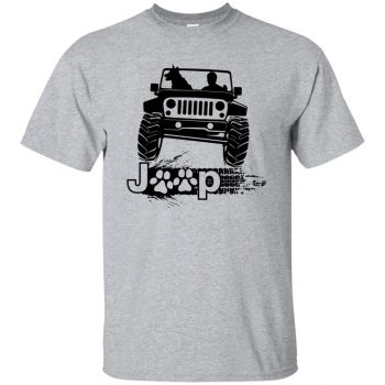 jeep dog shirt - sport grey