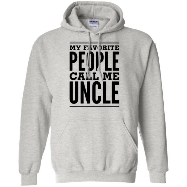 favorite uncle hoodie - ash