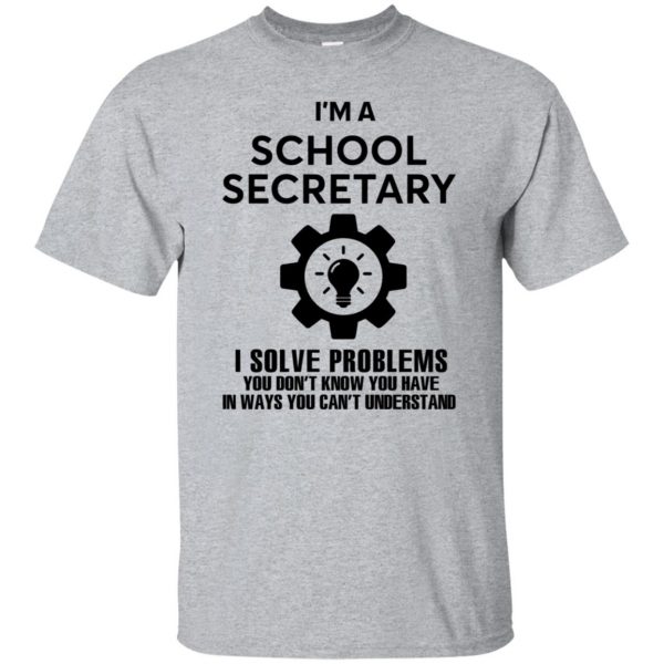 school secretary shirt - sport grey