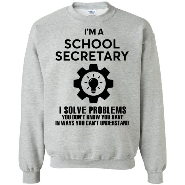 school secretary sweatshirt - sport grey