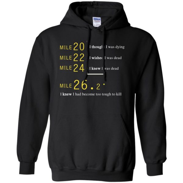 Marathon Runner hoodie - black