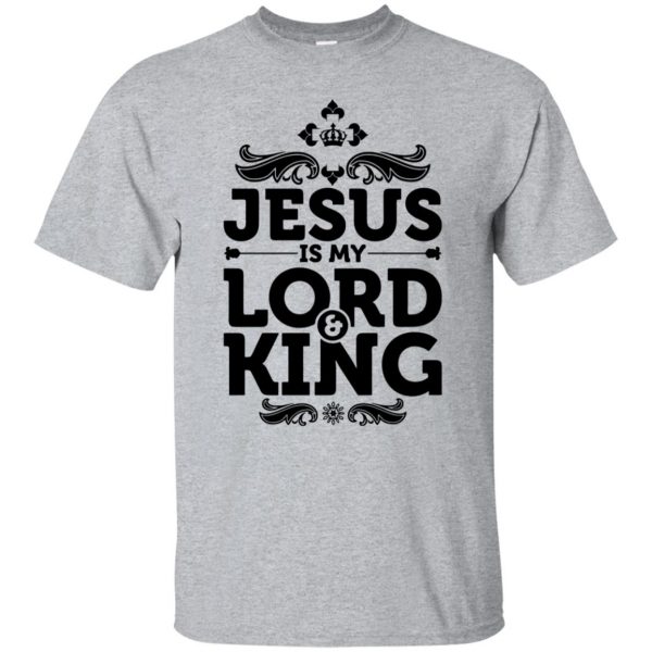 jesus is lord shirt - sport grey