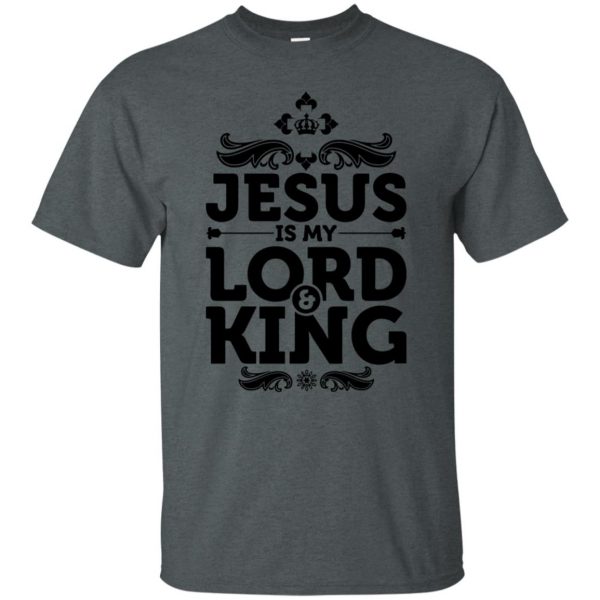 jesus is lord t shirt - dark heather