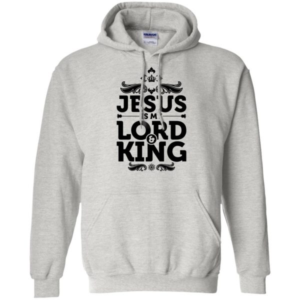 jesus is lord hoodie - ash