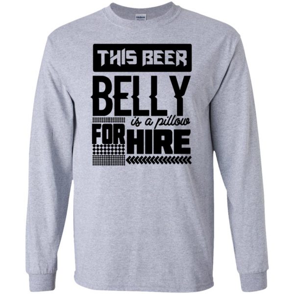 beer belly long sleeve - sport grey