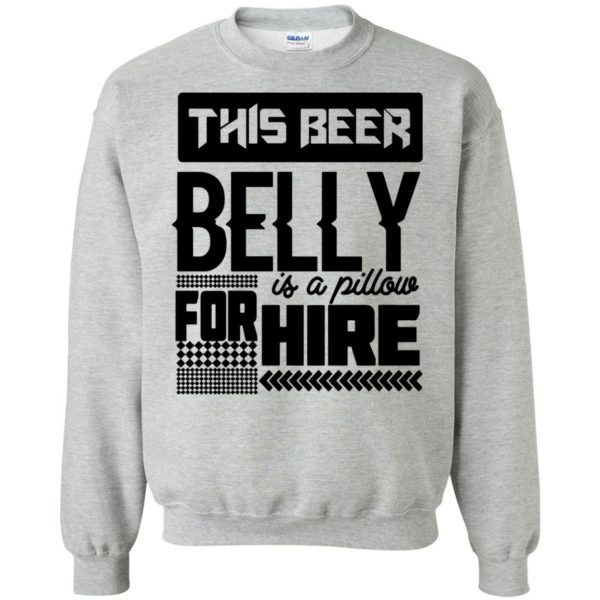 beer belly sweatshirt - sport grey