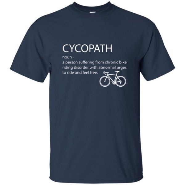 Cycopath Noun t shirt - navy blue
