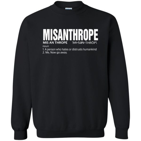 misanthrope sweatshirt - black