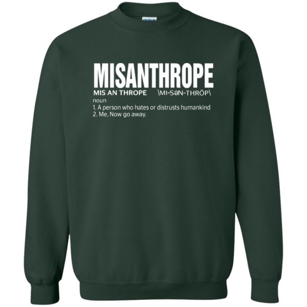 misanthrope sweatshirt - forest green