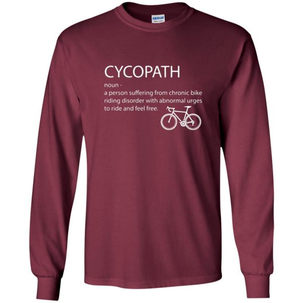 Cycopath Noun long sleeve - maroon